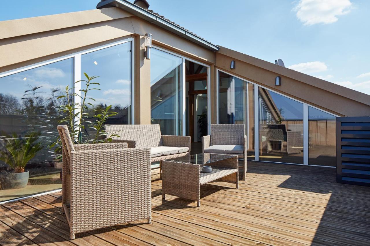 ⸨⸩ Sunset Penthouse: Messe - Siemens - Db - Man ⸨⸩ Appartement Neurenberg Buitenkant foto
