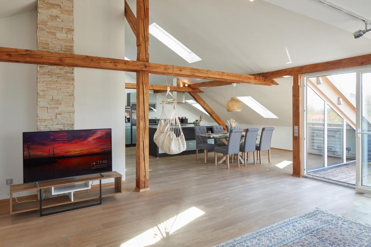 ⸨⸩ Sunset Penthouse: Messe - Siemens - Db - Man ⸨⸩ Appartement Neurenberg Buitenkant foto