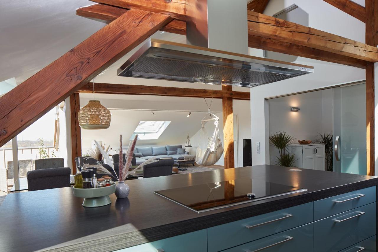 ⸨⸩ Sunset Penthouse: Messe - Siemens - Db - Man ⸨⸩ Appartement Neurenberg Buitenkant foto
