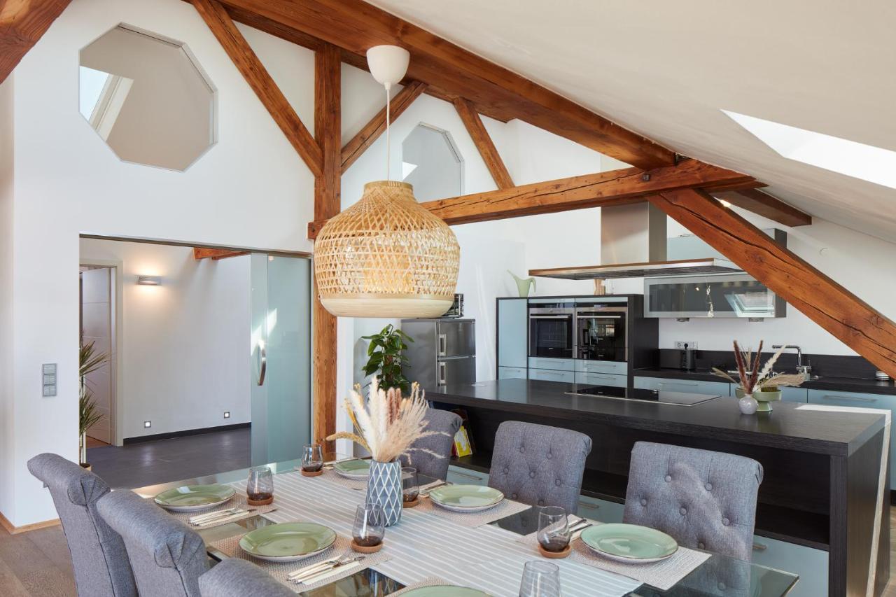 ⸨⸩ Sunset Penthouse: Messe - Siemens - Db - Man ⸨⸩ Appartement Neurenberg Buitenkant foto