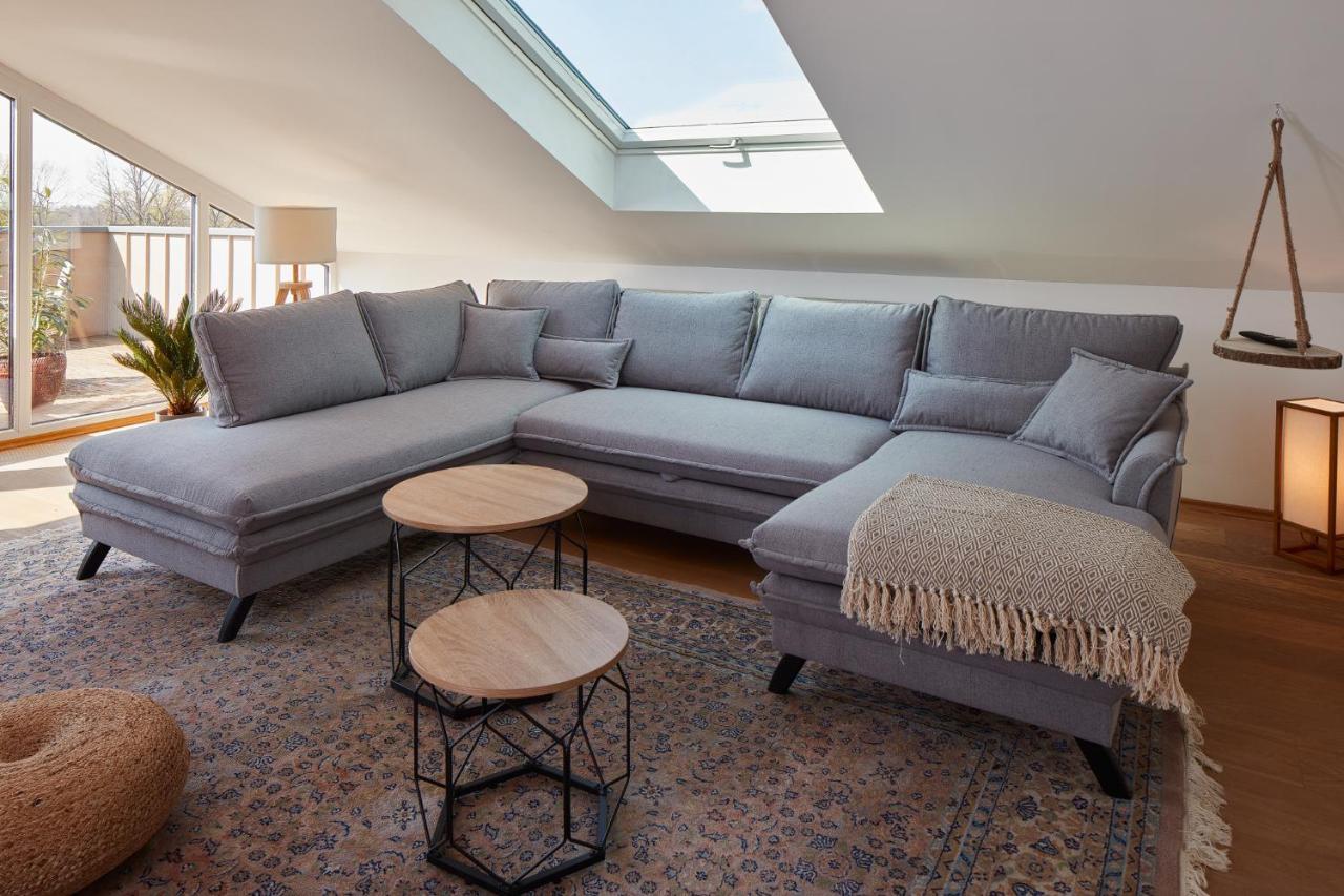 ⸨⸩ Sunset Penthouse: Messe - Siemens - Db - Man ⸨⸩ Appartement Neurenberg Buitenkant foto